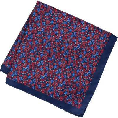 Willen Einstecktuch Blumen-Allover 34,2cmx34,2cm